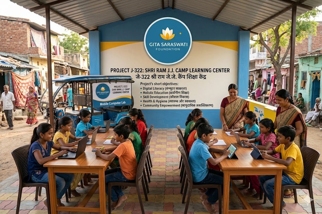 A New Ray of Education at J-322 Shri Ram J.J. Camp.